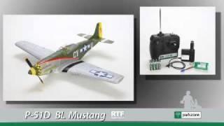 P-51D Mustang BL RTF and BNF by ParkZone