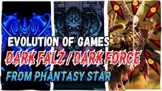 Evolution of Games: Dark Falz / Dark Force from Phantasy Star