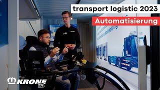 Der erste automatisierte Trailer? KRONE auf der transport logistic 2023 | KRONE TV