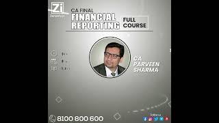 CA Final Financial Reporting Latest Video Classes by CA Parveen Sharma
