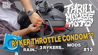 Hit The Road With 3 Can-Am Rykers In The Rain!