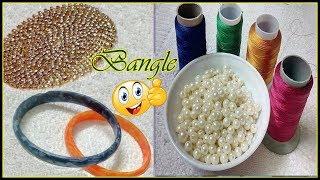 DIY || Make a Designer Bangle - Bangle - Bracelet - Jewellery Making at home - Diyartiepie