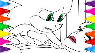 Sonic The Hedgehog 3 Tom was Knocked Out Coloring Page