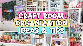 Genius Craft Room Organization & Storage Ideas |  Craft Room Tour 2025