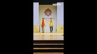 Union Minister Jyotiraditya Scindia & MoS Sukanta Majumdar's Ramp Walk At Ashtalakshmi Mahotsav