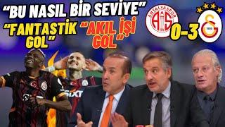 Antalyaspor 0-3 Galatasaray Maç Sonu-Osimhen Icardi Golleri-Tugay Kerimoğlu-Övgü Dolu Yorum.