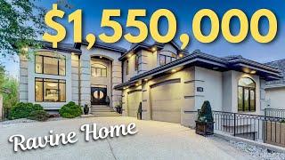 Tour a Luxury Ravine Home in Edmonton