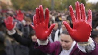 Serbian protesters demand arrests after railway station canopy collapse killed 14