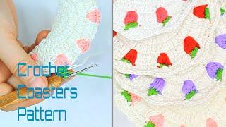 CROCHET PATTERN: How to Crochet a Coaster | LOAN DIY