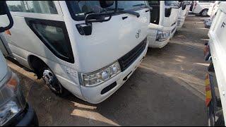 Toyota coaster B40/B50 used bus, import the used coaster from Japan and Dubai.Trabsport business.