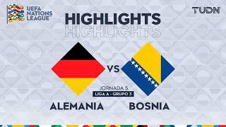 HIGHLIGHTS - Alemania vs Bosnia | UEFA Nations League 2024 | TUDN