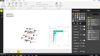 How to use the Power BI The Network Navigator - View Relationships in data