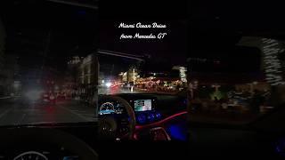 Miami Ocean Drive 2025 from Mercedes GT #oceandrive #mercedesgt #miamibeach