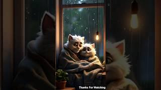Cute Cat Couple Love  #cat#shorts #shortsfeed
