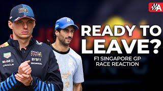 Is Max Verstappen Ready to leave F1? - F1 Singapore GP Updates