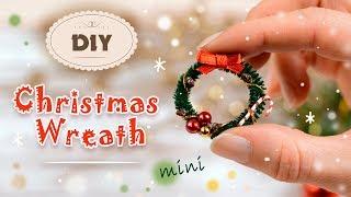 Diy Miniature Christmas Wreath | Amazing Christmas Decorations Tutorial For Dollhouse