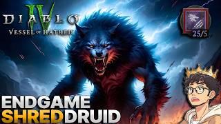 LIGHTNING SHREDDER!Endgame Lightning Shred Druid Build Guide - Diablo 4 Season 6