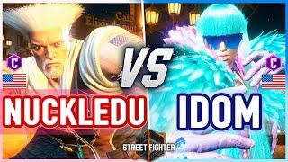 SF6  NuckleDu (Guile) vs iDom (Manon)  Street Fighter 6