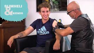 Slimheli & Friends: Ein Tattoo für Moritz Thiem