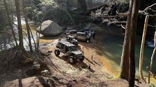 KY Wildcat off-road park! Polaris xpedition struggled getting to the waterfall 