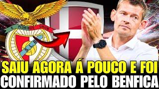 FOI CONFIRMADO AGORA Á TARDE! O BENFICA NOTICIOU! NOTÍCIAS DO BENFICA! BENFICA