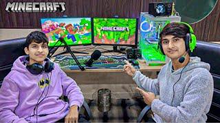 PLAYING MINECRAFT for the first time ┃ WITH @piyushjocgaming