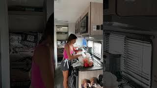 Cooking in a camper! #camper #cooking #cookingvideo