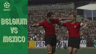 PES 2021 - Belgium vs Mexico - world cup 1970