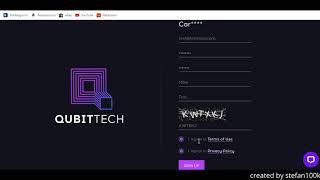 QubitTech Sign Up Tutorial