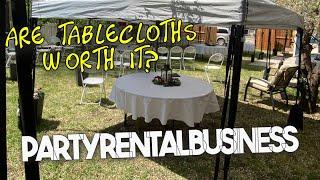 How To Grow An Event Rental Business - Linen Tablecloth