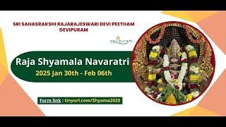 Raja Syamala Navaratri at Devipuram: Immerse in Bhakti