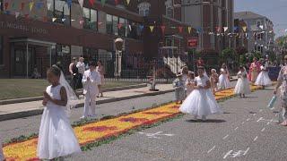 Saint Michael Church Cultural Procession An Azorean Tradition  In Fall River