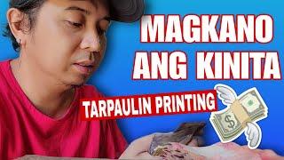 MAGKANO ANG KITA NG TARPAULIN PRINTER SA UNANG BUWAN