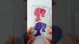 Satisfying Phone case Painting with barbie || #art #drawing #painting #shorts