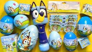 Bluey Easter eggs ASMR Satisfying unboxing toys Disney Junior