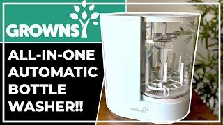 Grownsy All-in-One Automatic Bottle Washer Review!