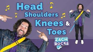 Head, Shoulders, Knees, & Toes - Brain Break Song For Kids by Zach Rocks