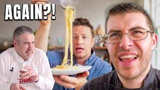 What Happens When Jamie Oliver Makes Carbonara? (Pro Chefs React)