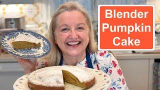 Easy All-In-One Blender Pumpkin Cake Recipe with Spelt Flour – Quick Thanksgiving Dessert