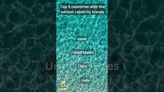 Top 5 Countries with the Oddest Celebrity Trends | Bizarre Pop Culture Phenomena Around the World