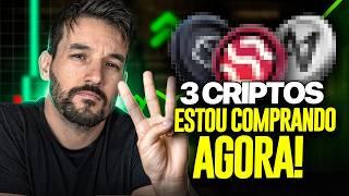 3 CRIPTOMOEDAS PROMISSORAS QUE ESTOU COMPRANDO AGORA PARA 2025