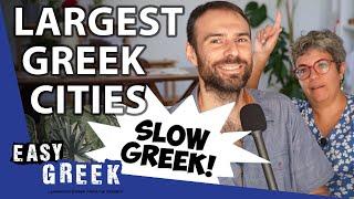 Greece's Top 10 Largest Cities in Slow Greek | Super Easy Greek 53