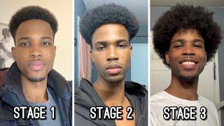 How To Grow A Afro In Just 4 Steps - AFRO JOURNEY FOR BEGINNERS  (What To Do And What To Expect)