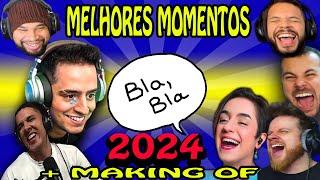  Melhores Momentos 2024! Ft. Reacters (Coringa, Hudson, etc) + MAKING OF!