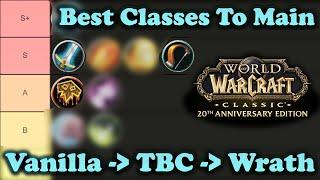 The ULTIMATE FRESH WoW Classic Tier List for Progression Realms | Best Classes to Main in PvE!