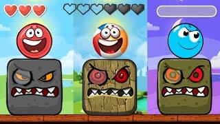 Red Ball - Ball Friends - Funny Blue Blue Adventure - All Levels - Green Hills - Gameplay Volume 1