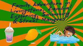  Family Adventure in Livingstone, Zambia!  Exploring, Swimming & Street Mangoes 