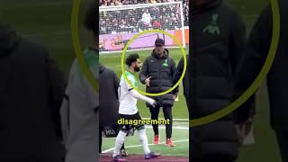 Klopp and Salah argument 