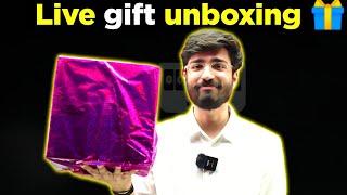 GIFT UNBOXING LIVE II Alakh sir gift to ritik sir, ll #alakhsir