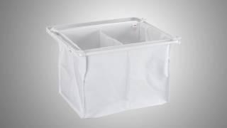 Elfa Assembly instruction: Gliding Divided Hamper